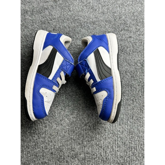Puma Blue White Black Tennis Shoes Slip On Size 8c - Picture 6 of 7